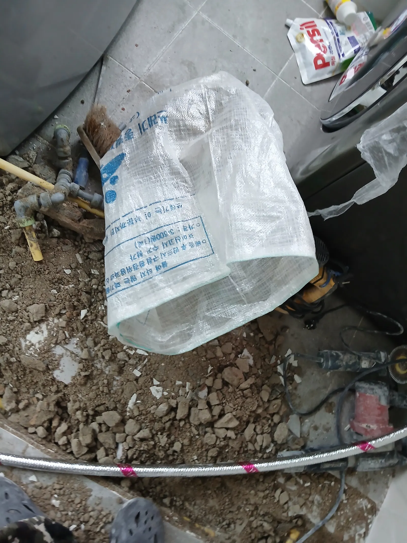 환영설비 배관 시공 현장 사진